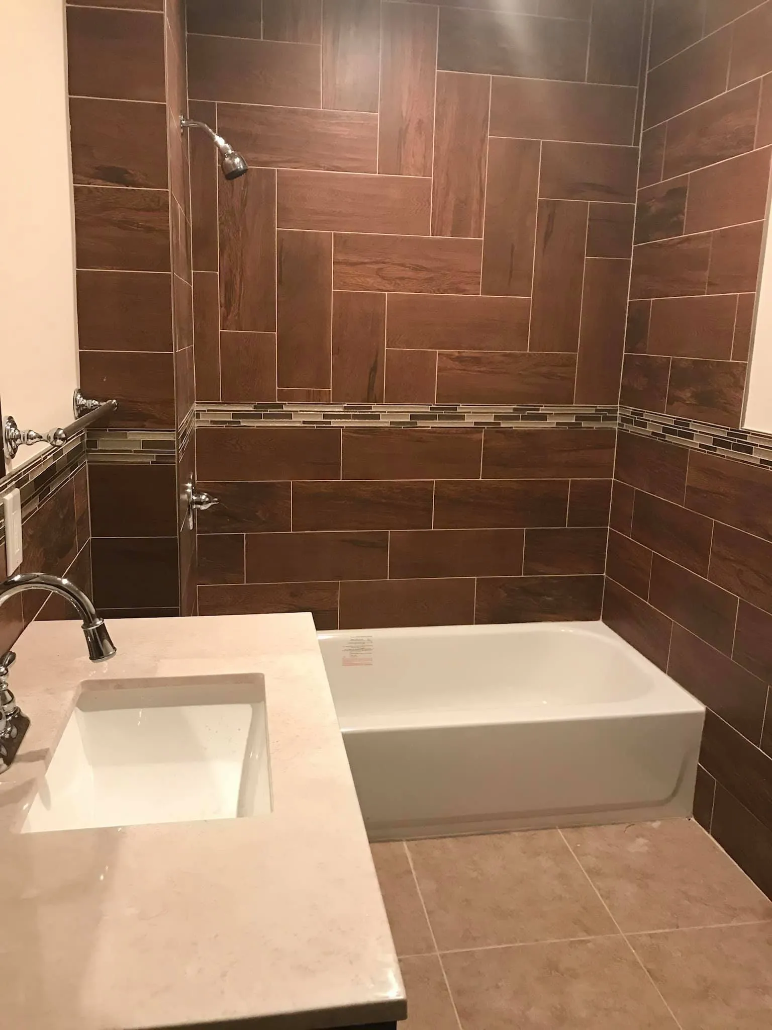 Completed bathroom remodeling Suffolk County