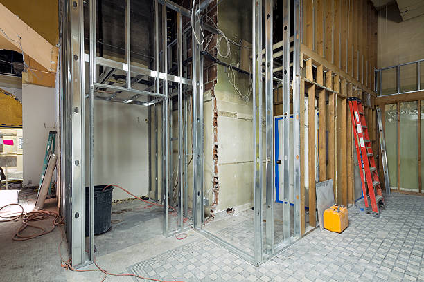 Commercial exterior construction work