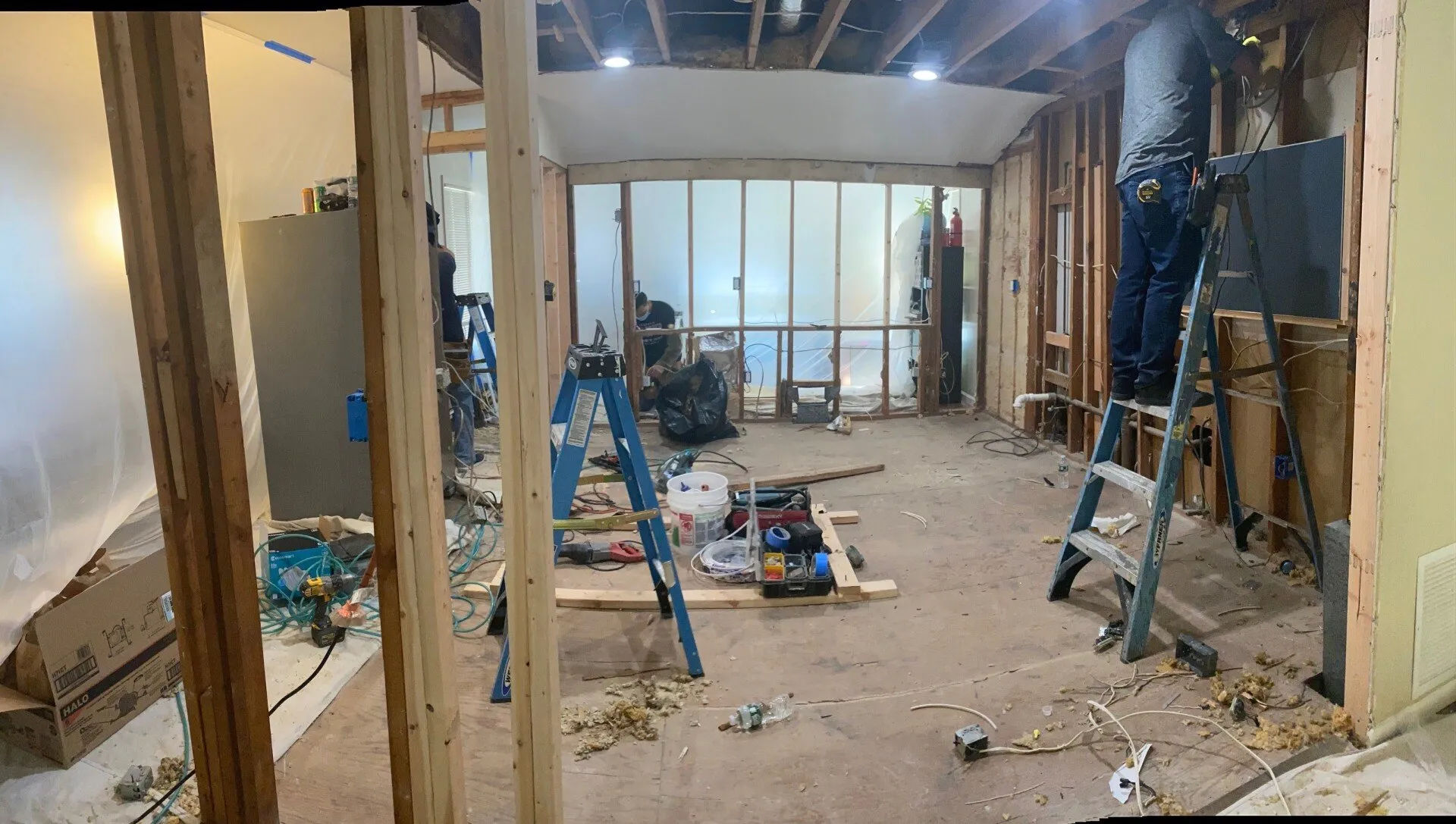 Finished home improvement living space