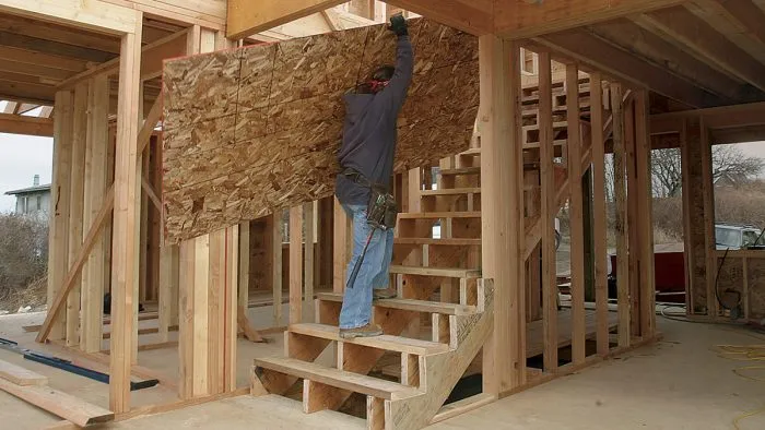 Interior wood stair railing project