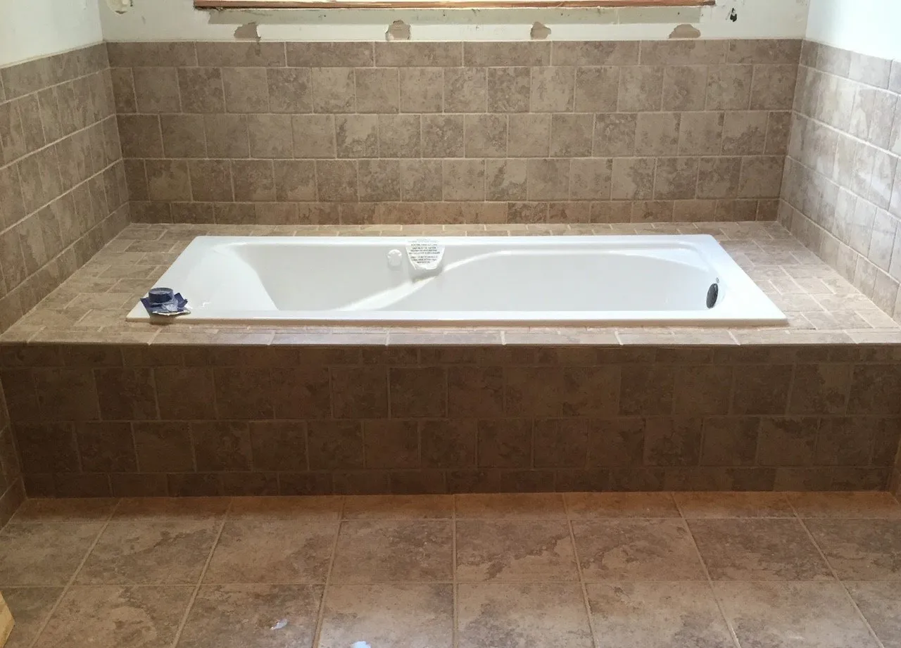 Finished custom tile project